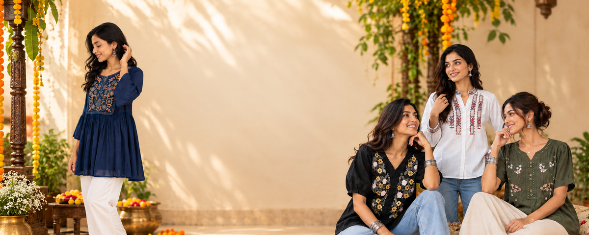 Navratri 2026 Outfit Guide: Tops & One-Pieces