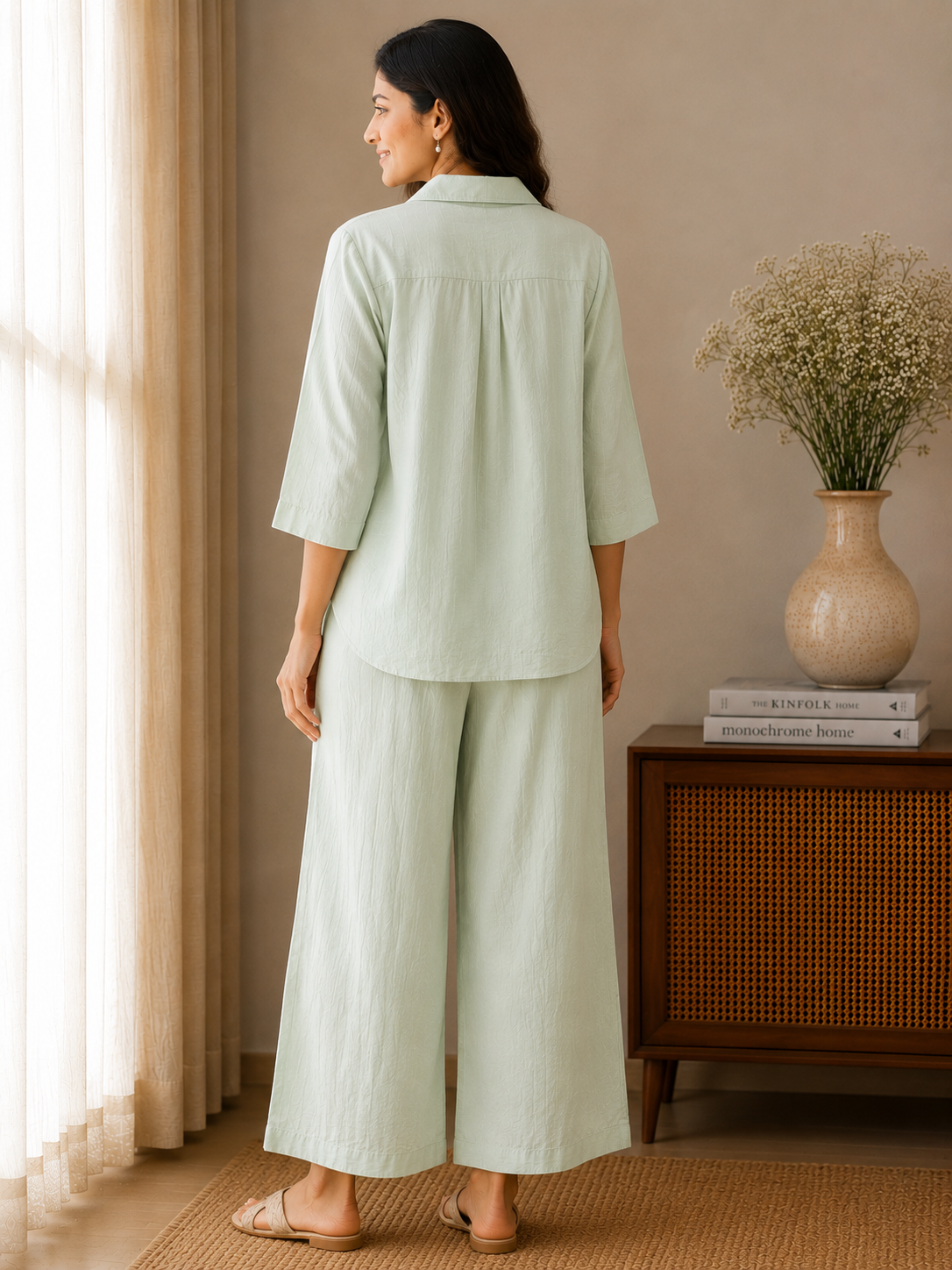 Green Butterfly Patch Co-Ord Set