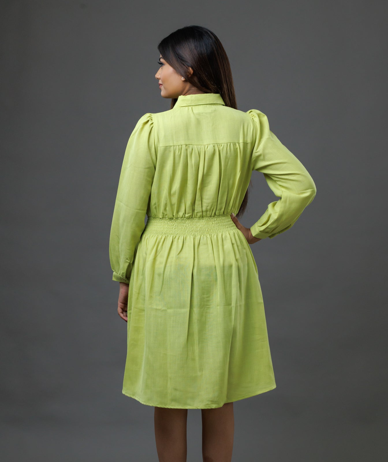Collared One Piece Kiwi Green