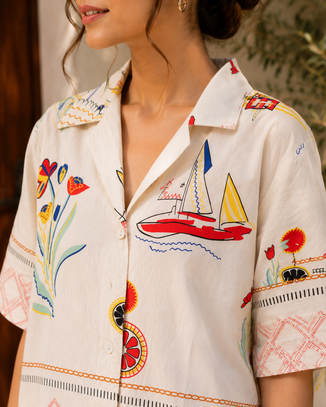 Off-white Printed Shirt
