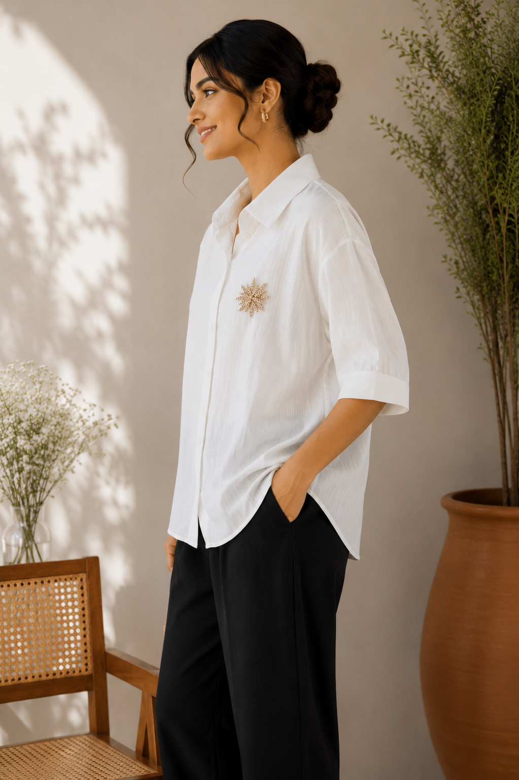White Oversized Shirt