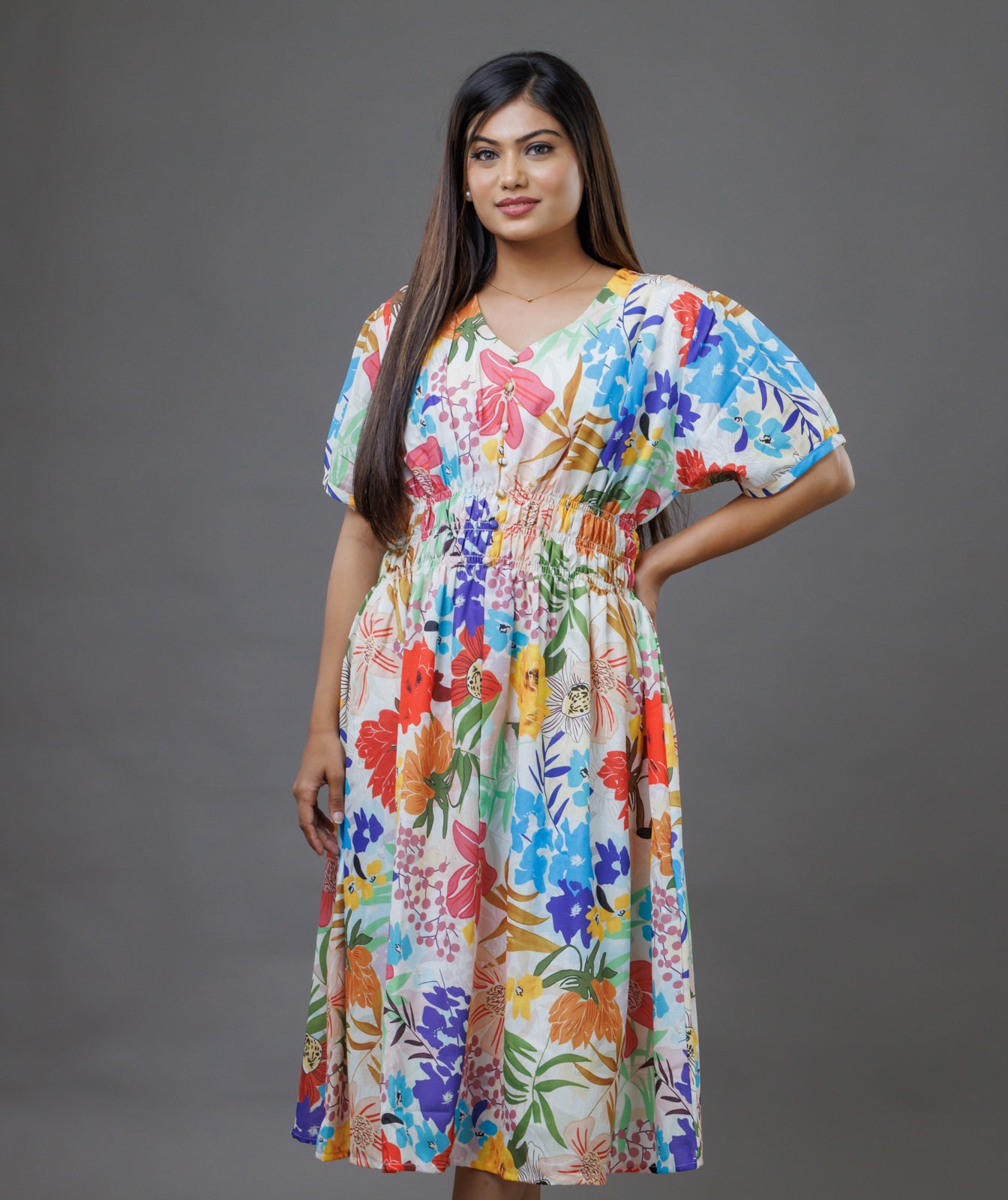 Floral  Long One Piece