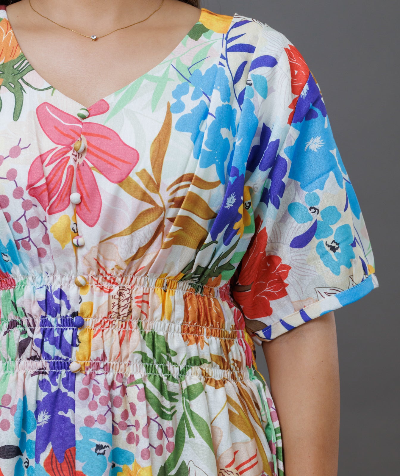 Floral  Long One Piece