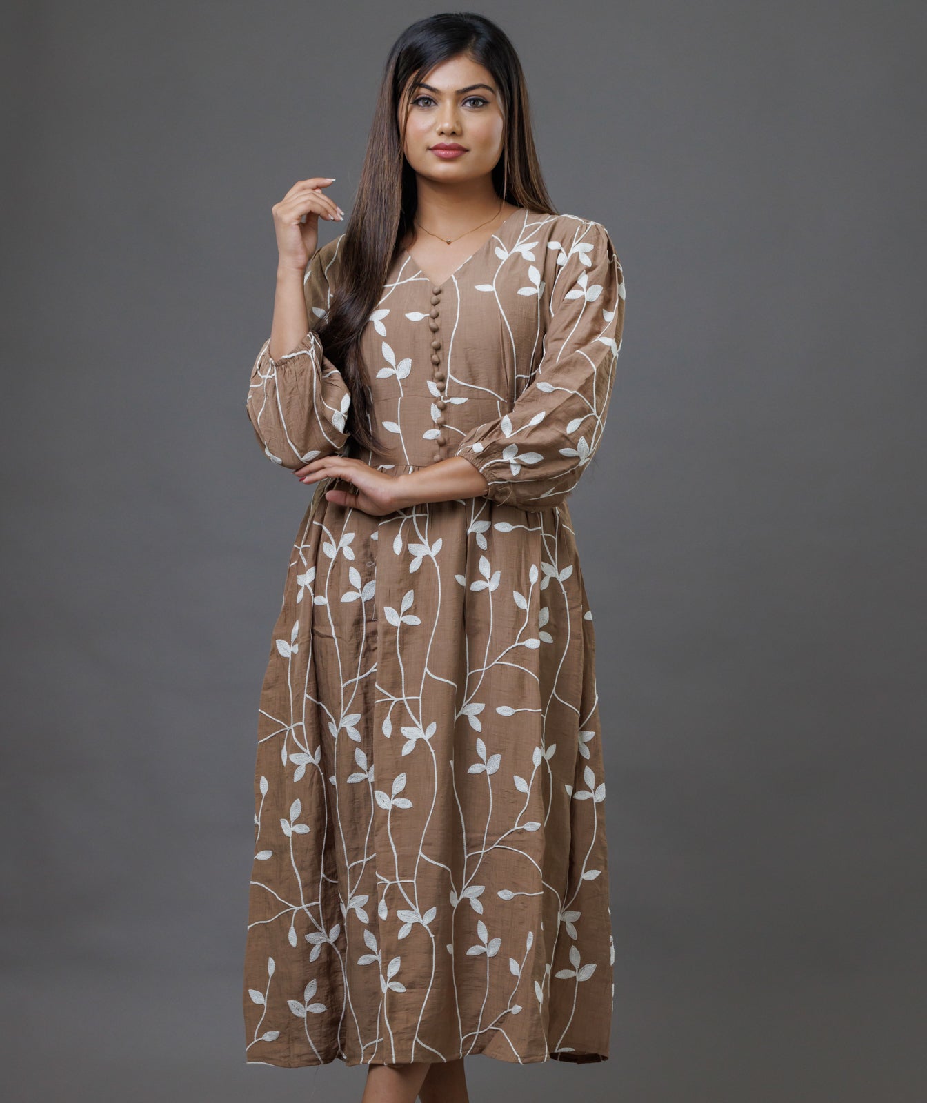Mist Valley One Piece-Choco Brown