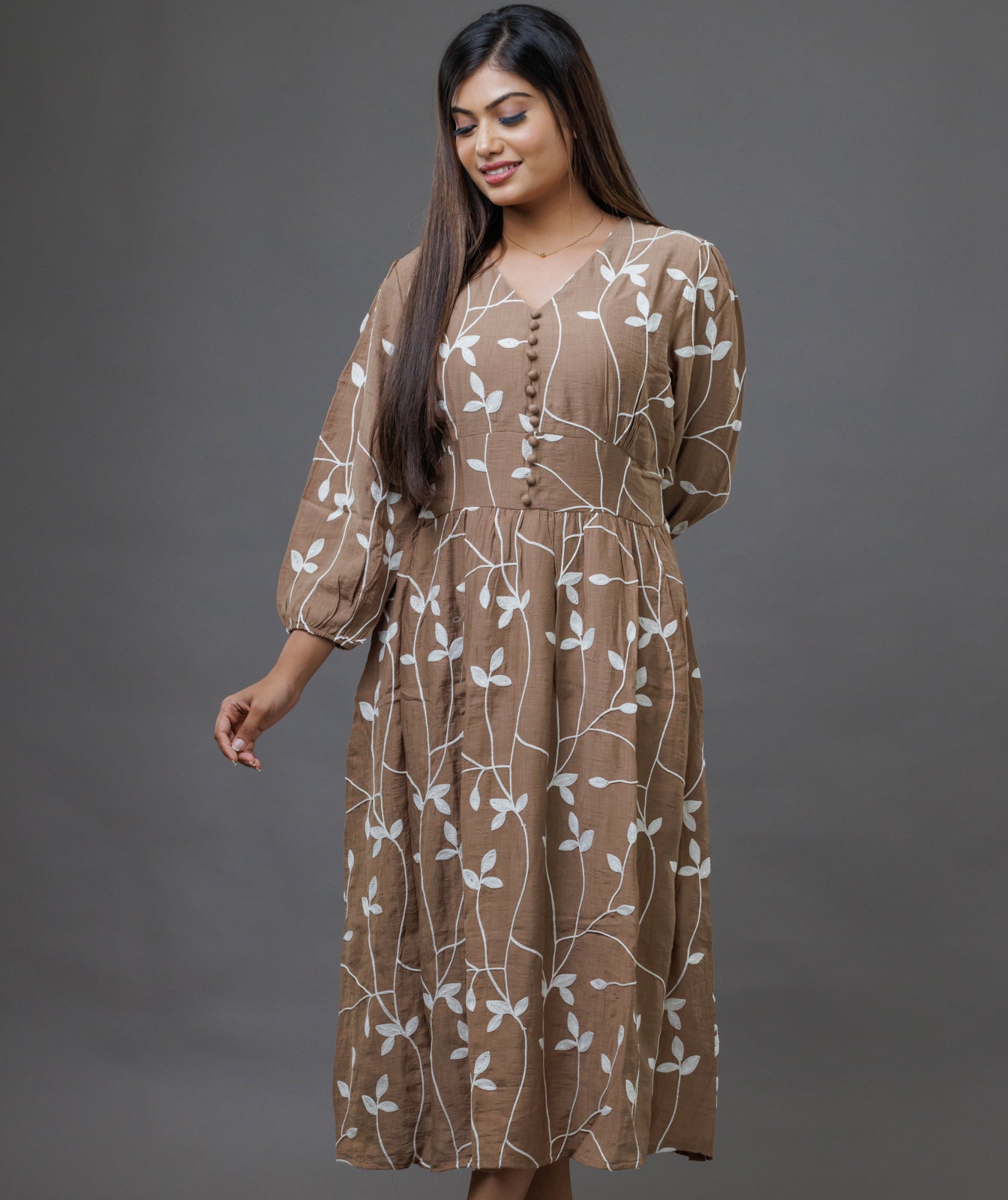 Mist Valley One Piece-Choco Brown