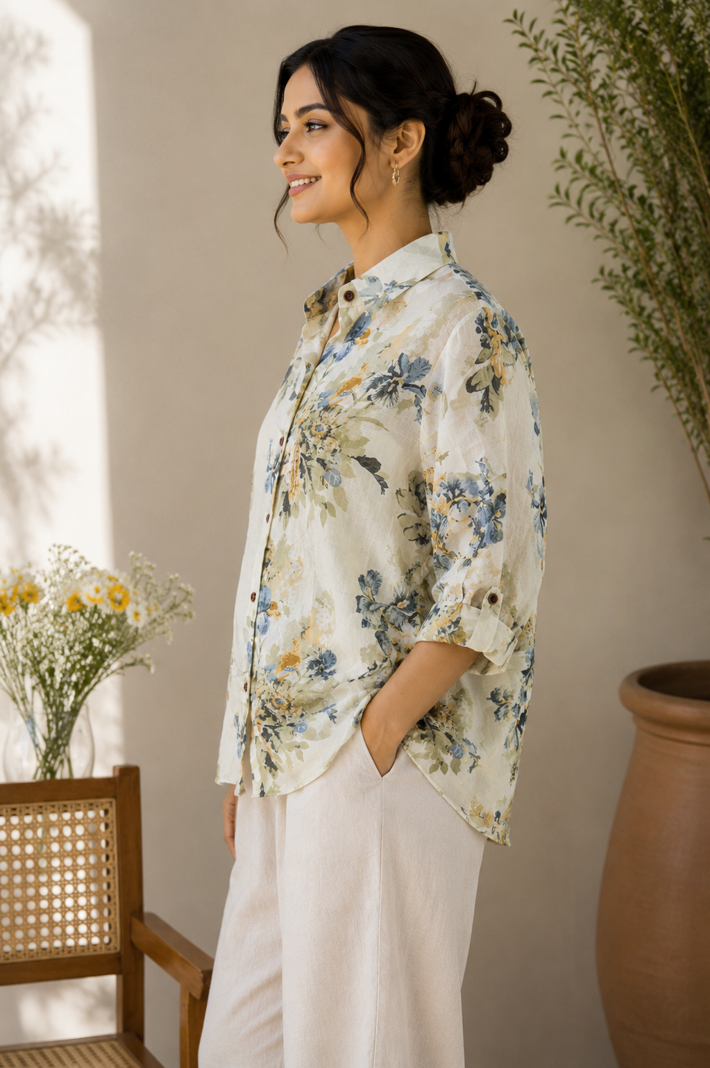Floral Printed Shirt
