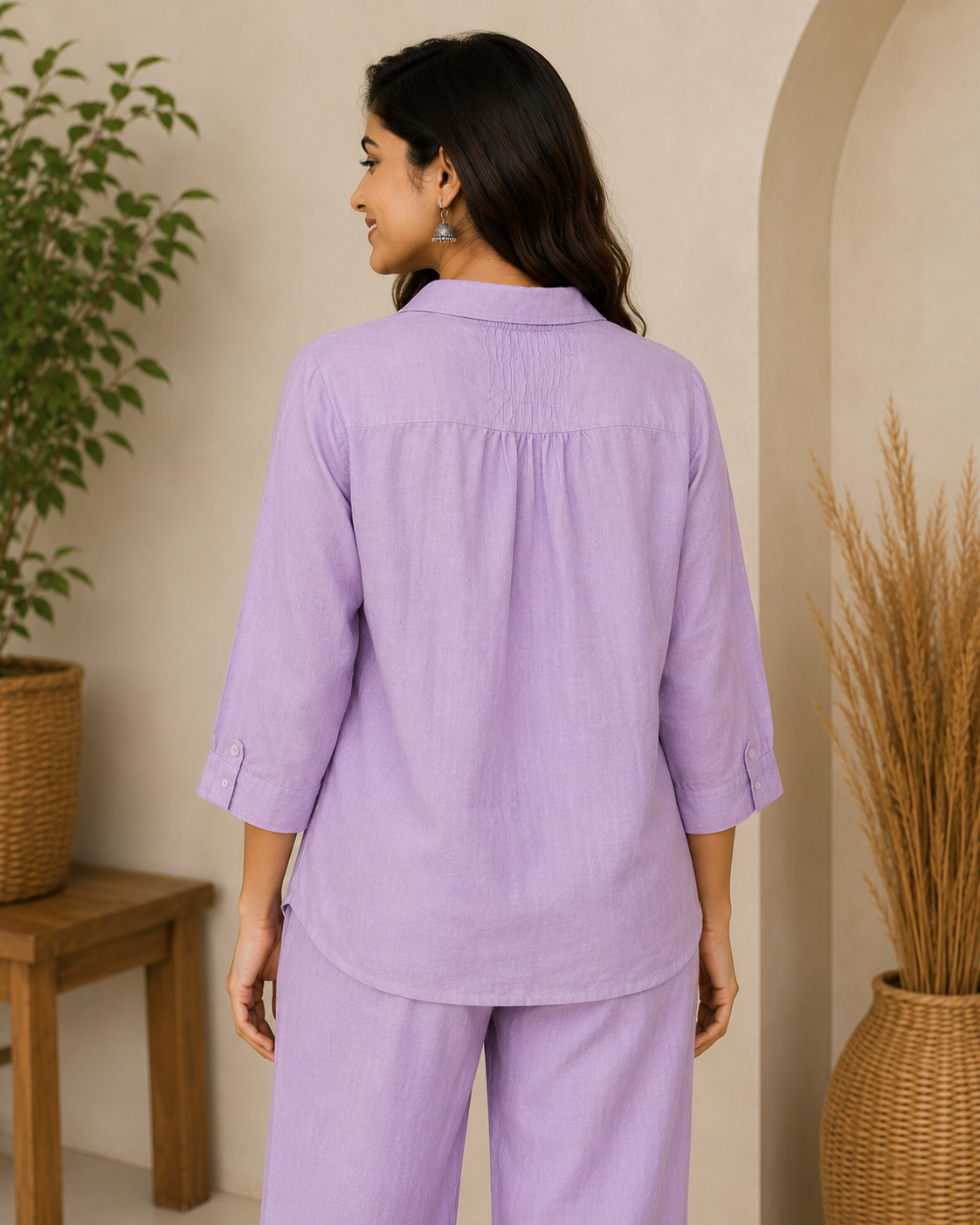 Purple Butterfly Patch Co-ord Set