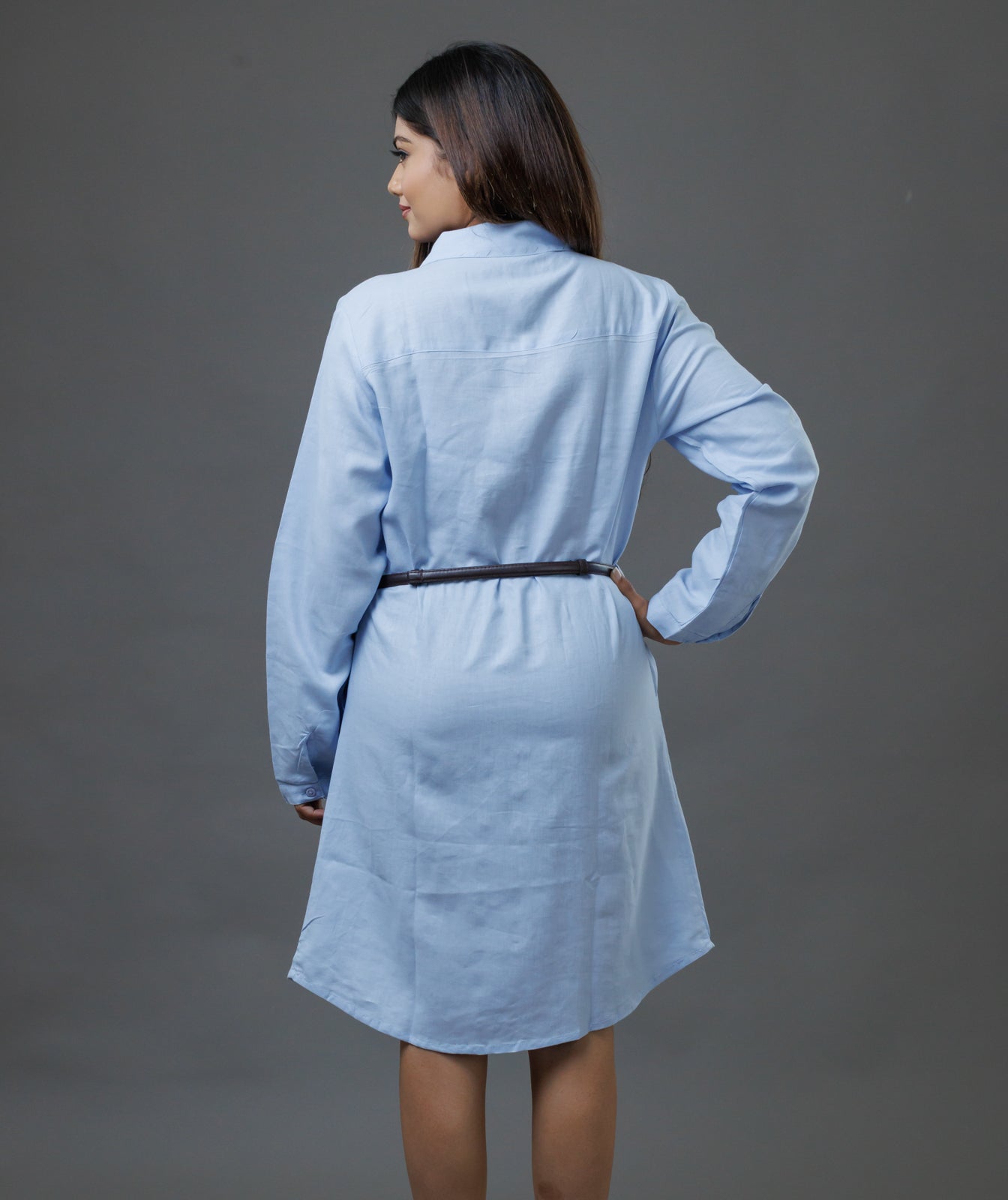 Side Pocket One Piece- Blue