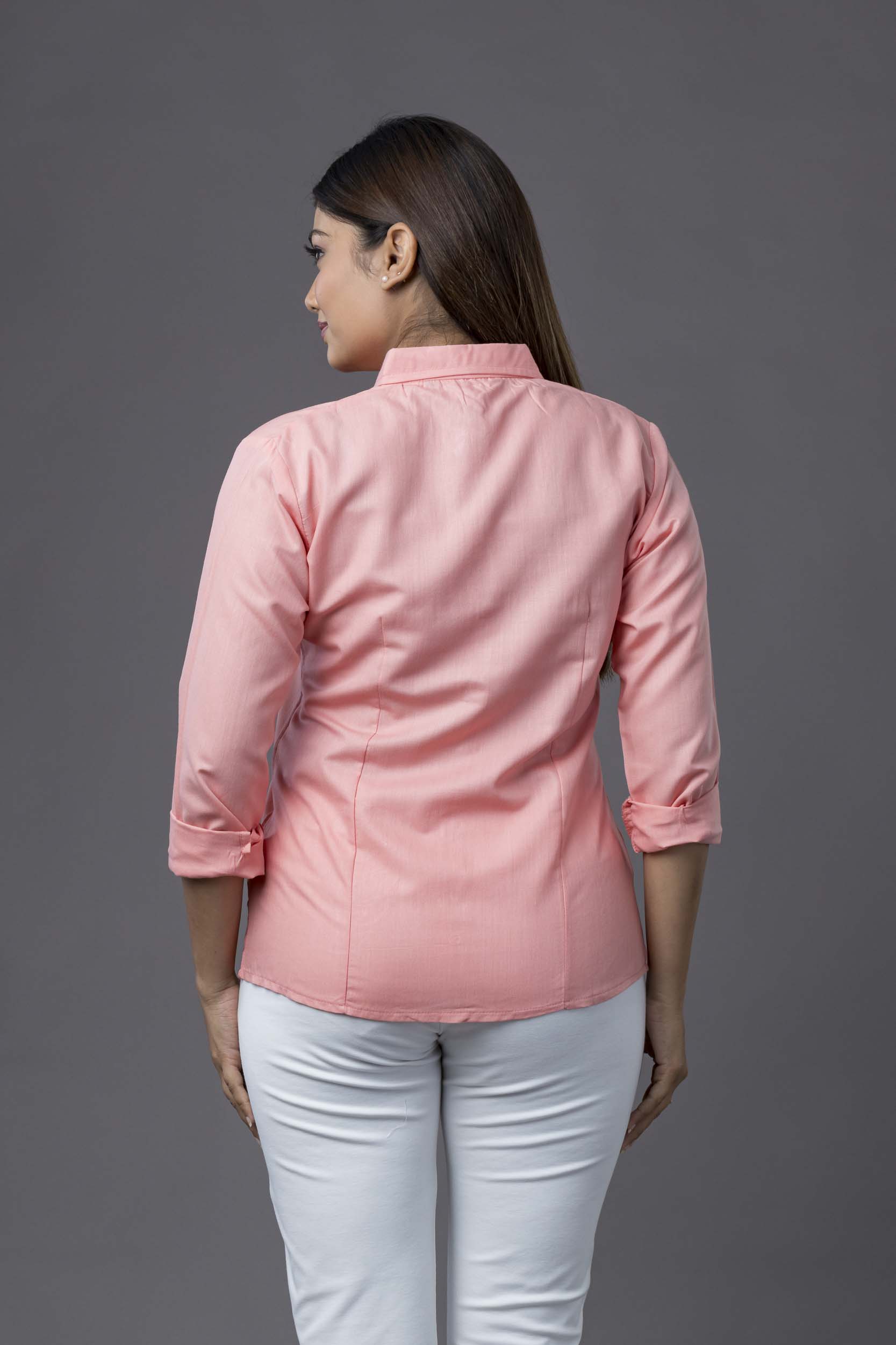 Tux Cotton Shirt Pink