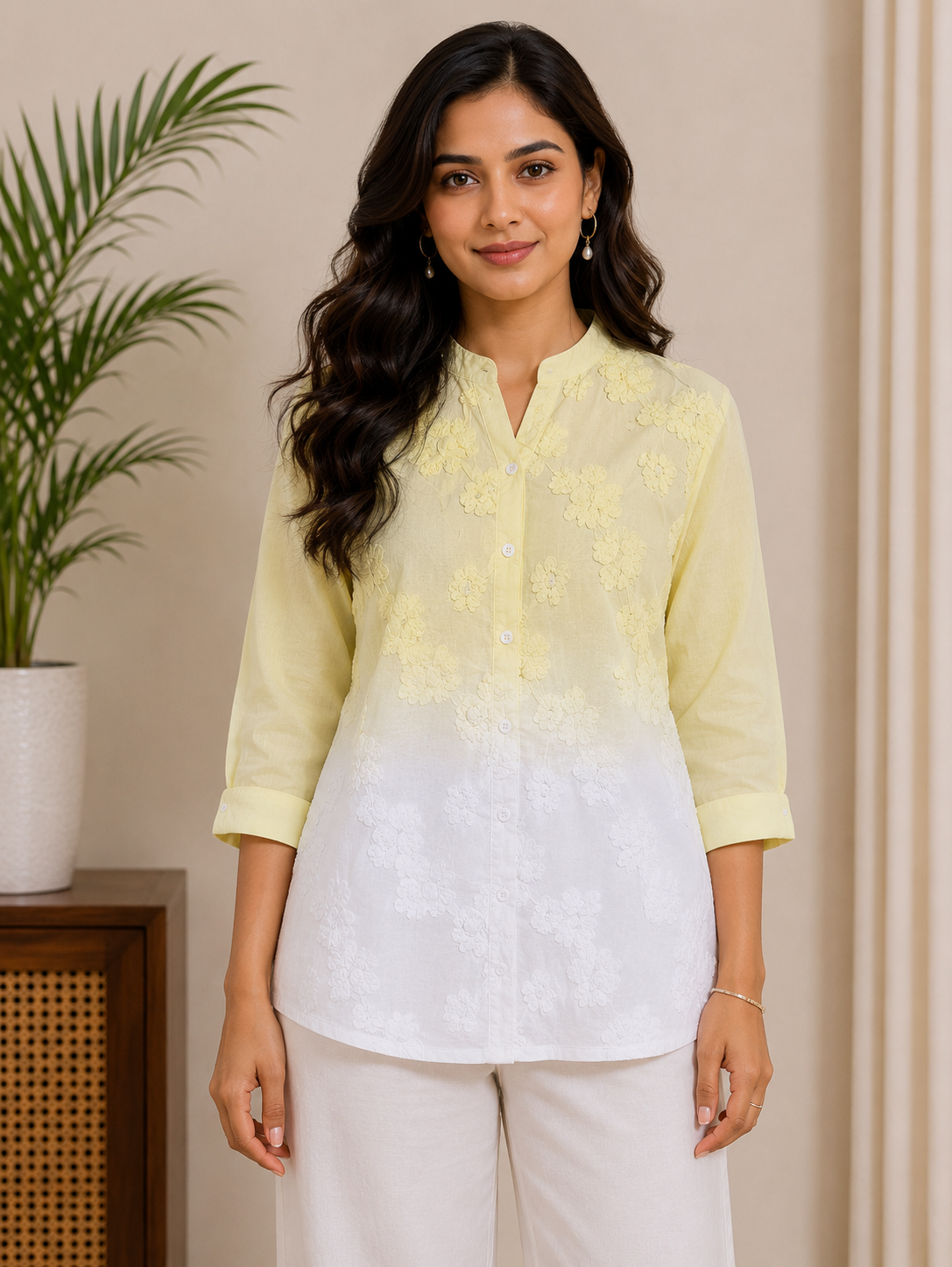 Yellow Ombre Shirt