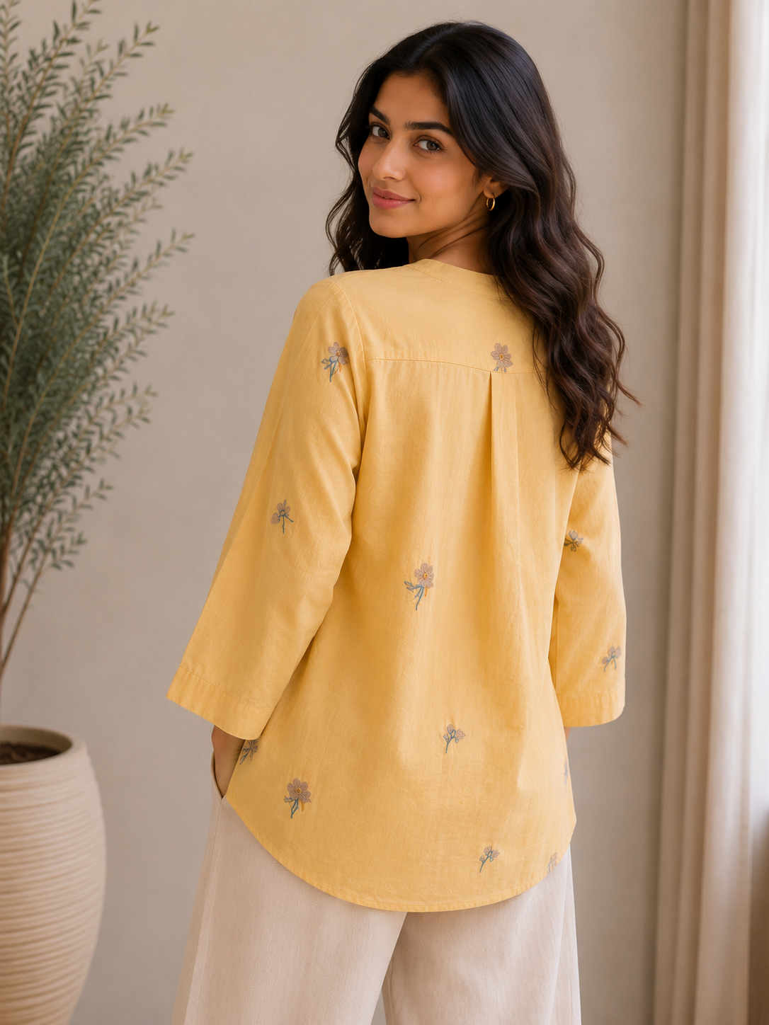 Yellow Flower Top