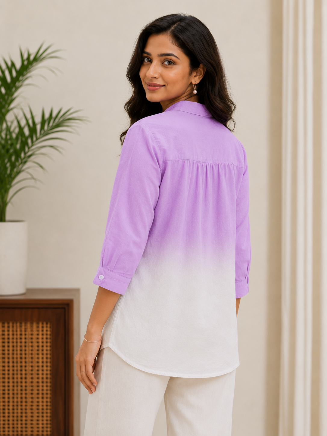 Purple Ombre Shirt