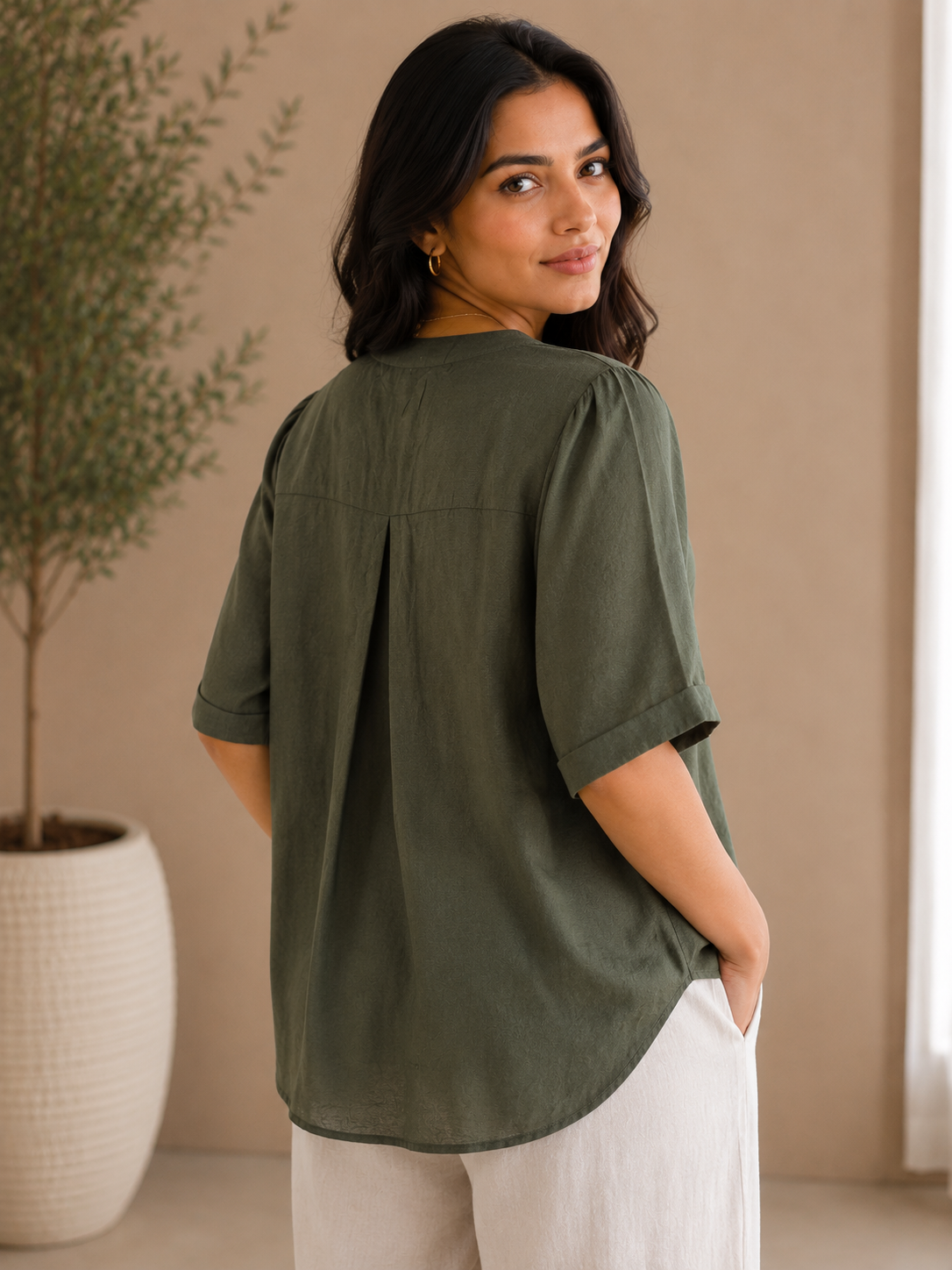 Raw Mango Embroidery Top