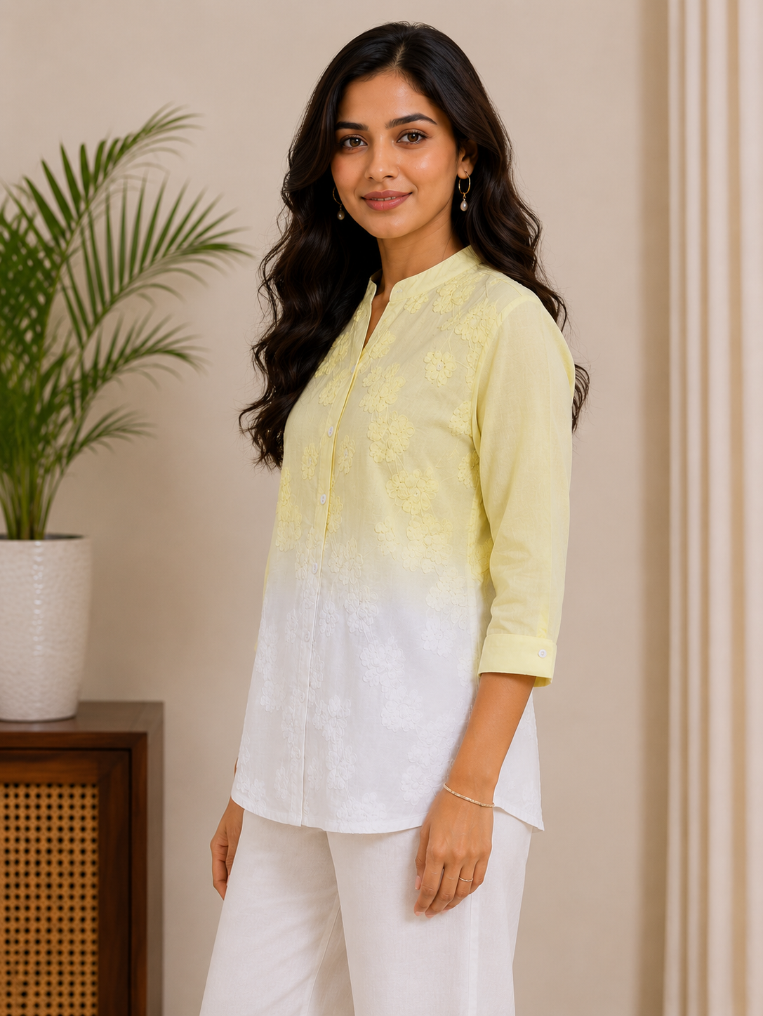 Yellow Ombre Shirt