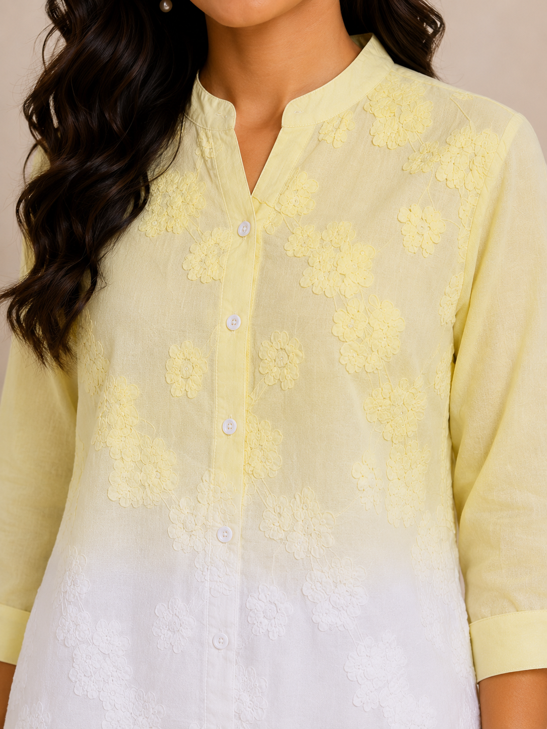 Yellow Ombre Shirt