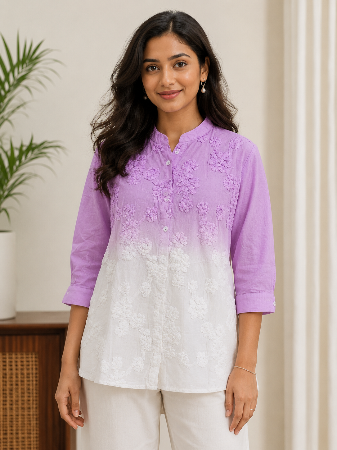 Purple Ombre Shirt