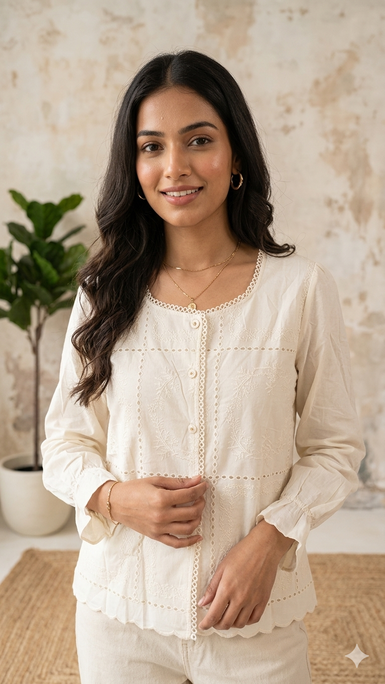 Ivory Chicken Shirt