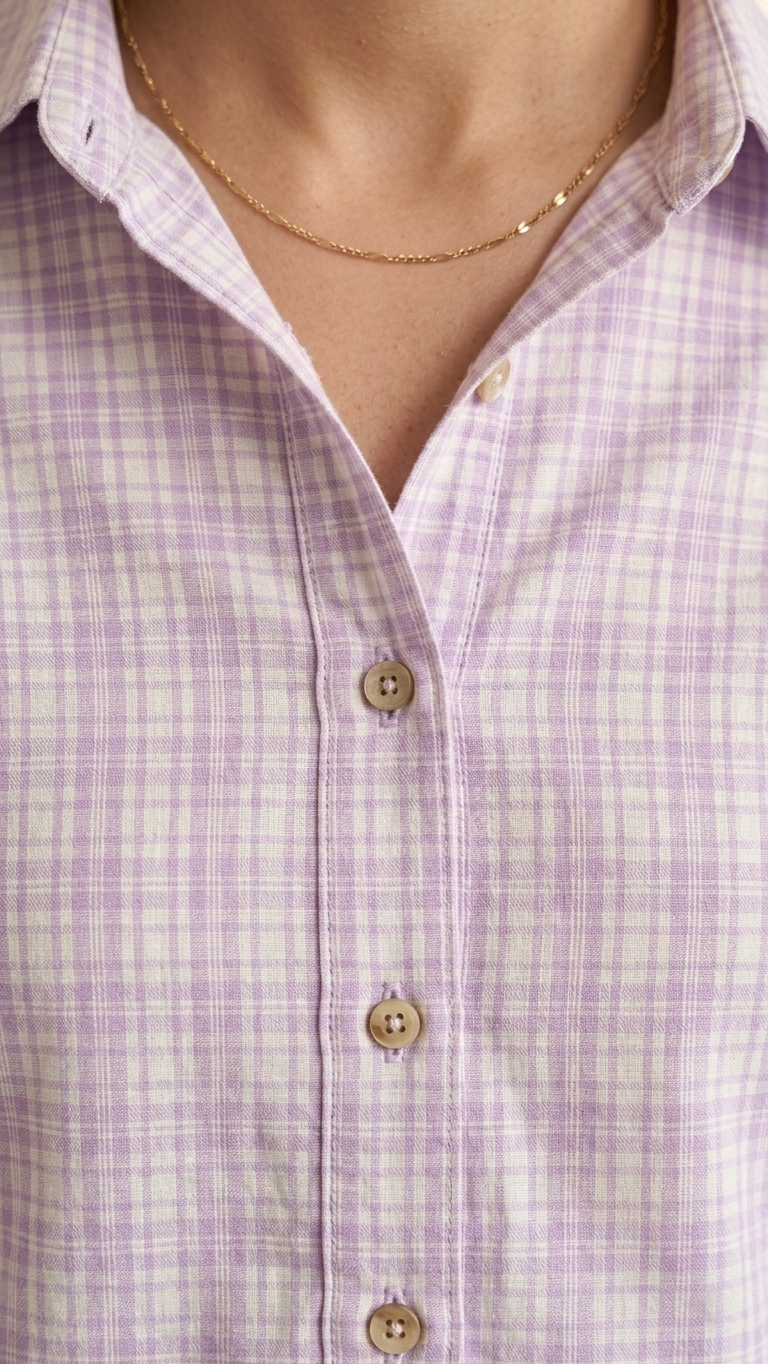 Purple Cheks Shirt